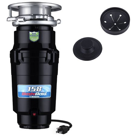 WASTEMAID 1/2 HP Garbage Disposal Anti-Jam and Corrosion Proof with Stainless Steel Impellers 10-US-WM-158-3B